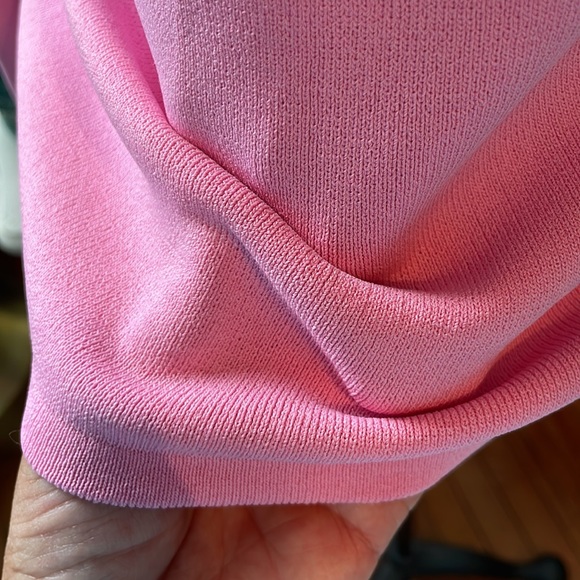 Lisa International pink long sleeved top with embellished collar - Picture 7 of 12